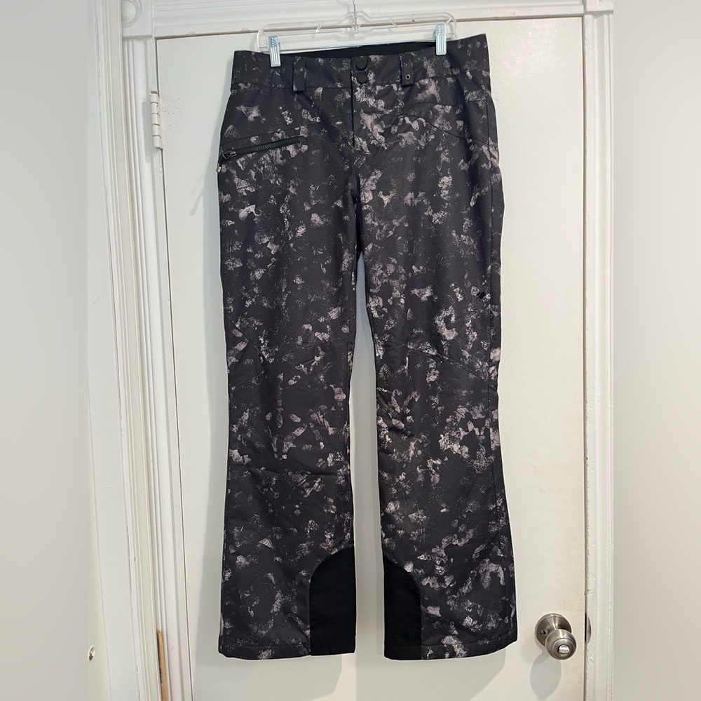 Obermeyer Black Patterned Thermore Snowboard Ski … - image 2